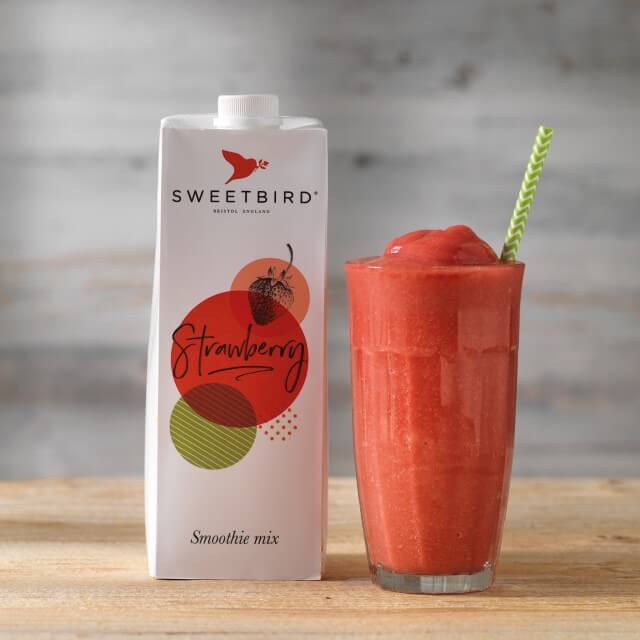 Sweetbird Strawberry Smoothie, Easy To Use - 1 Litre Pack