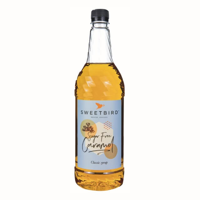 Sweetbird Caramel Sugar Free Syrup - 1 Litre Bottle